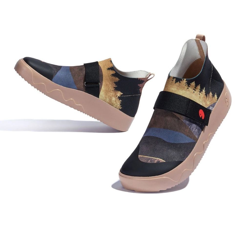 UIN Men's Shoes Slip On Knitted Comfort Sneaker(Fuerteventura - Nature Mood) - Picture 5 of 8